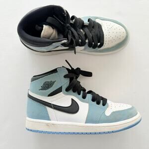 Nike Kids' Toddler Air Jordan 1 Retro High Sneaker OG University Blue Size 1.5 Y